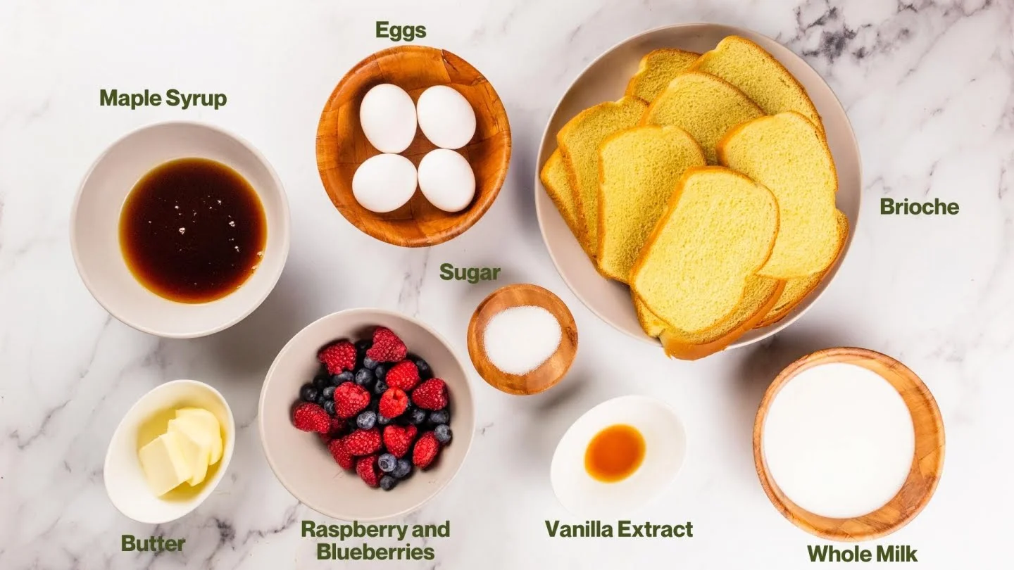 Brioche French Toast Ingredients