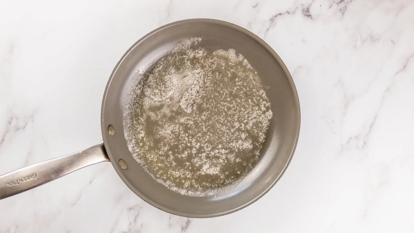 Addition of Butter in skillet