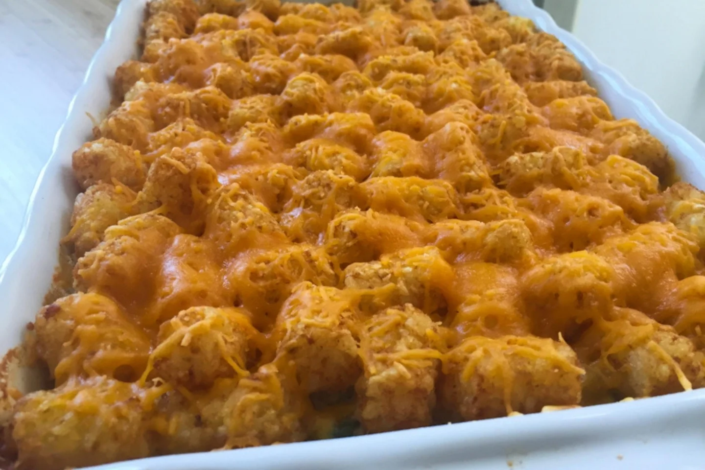 Tater tot casserole