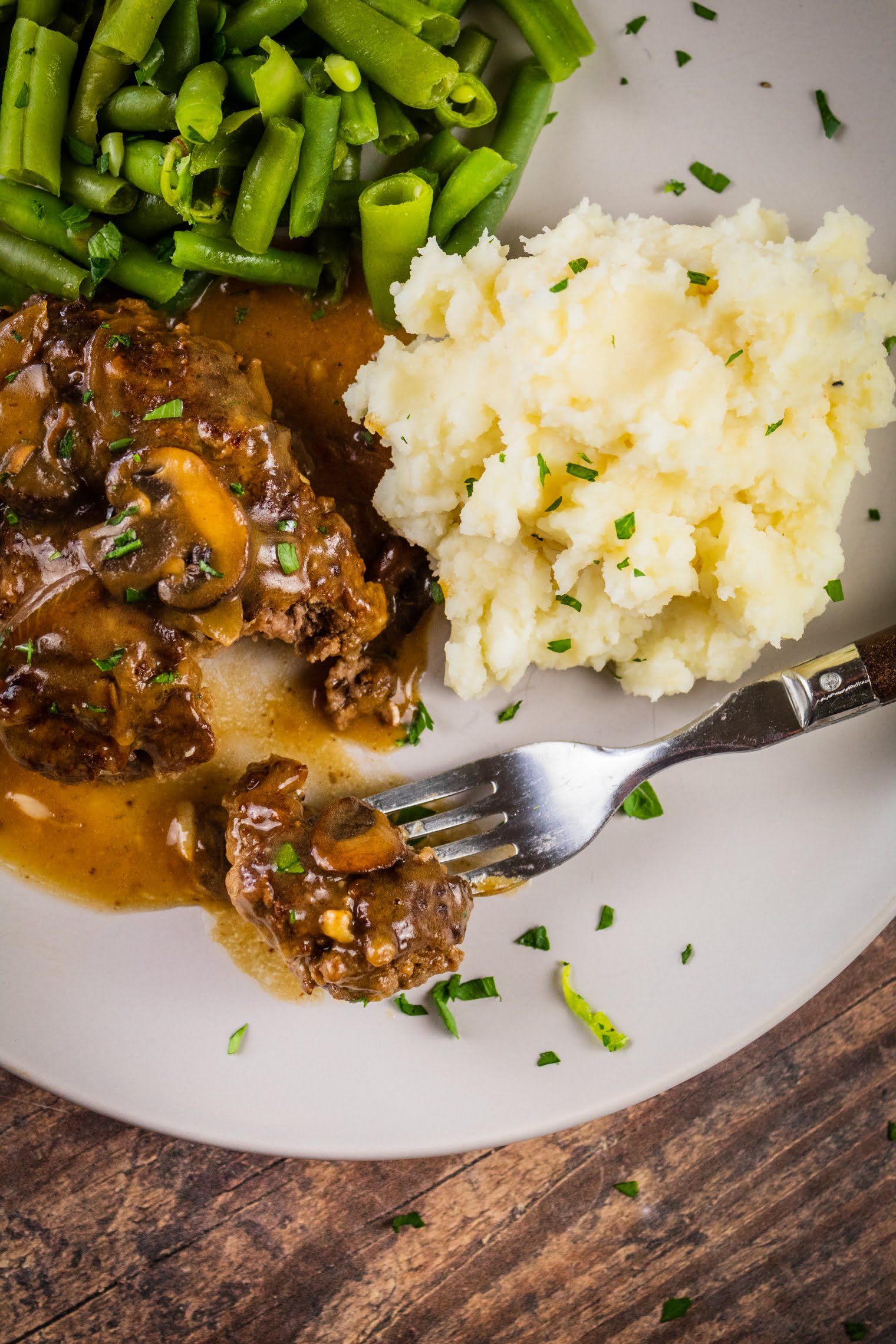 Easy Salisbury Steak (30 Minute Meal!) Comfortable Food