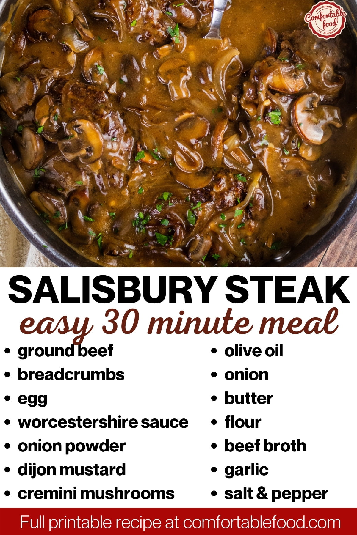 Salisbury steak socials