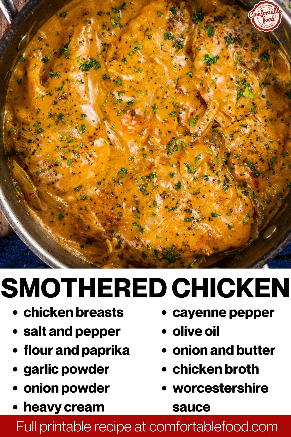 Best smothered chicken