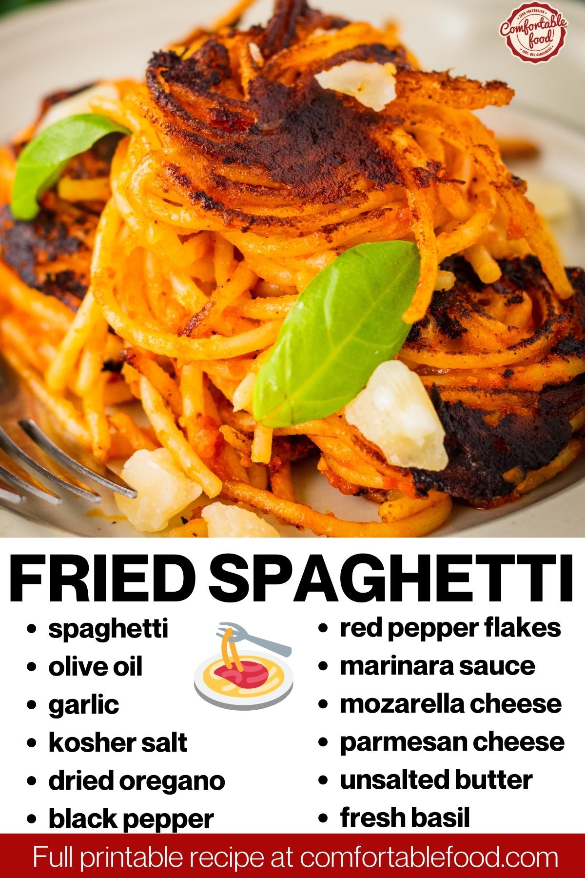 Fried spaghetti socials