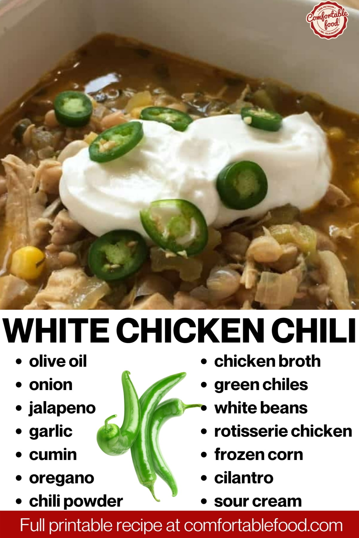 White chicken chili socials
