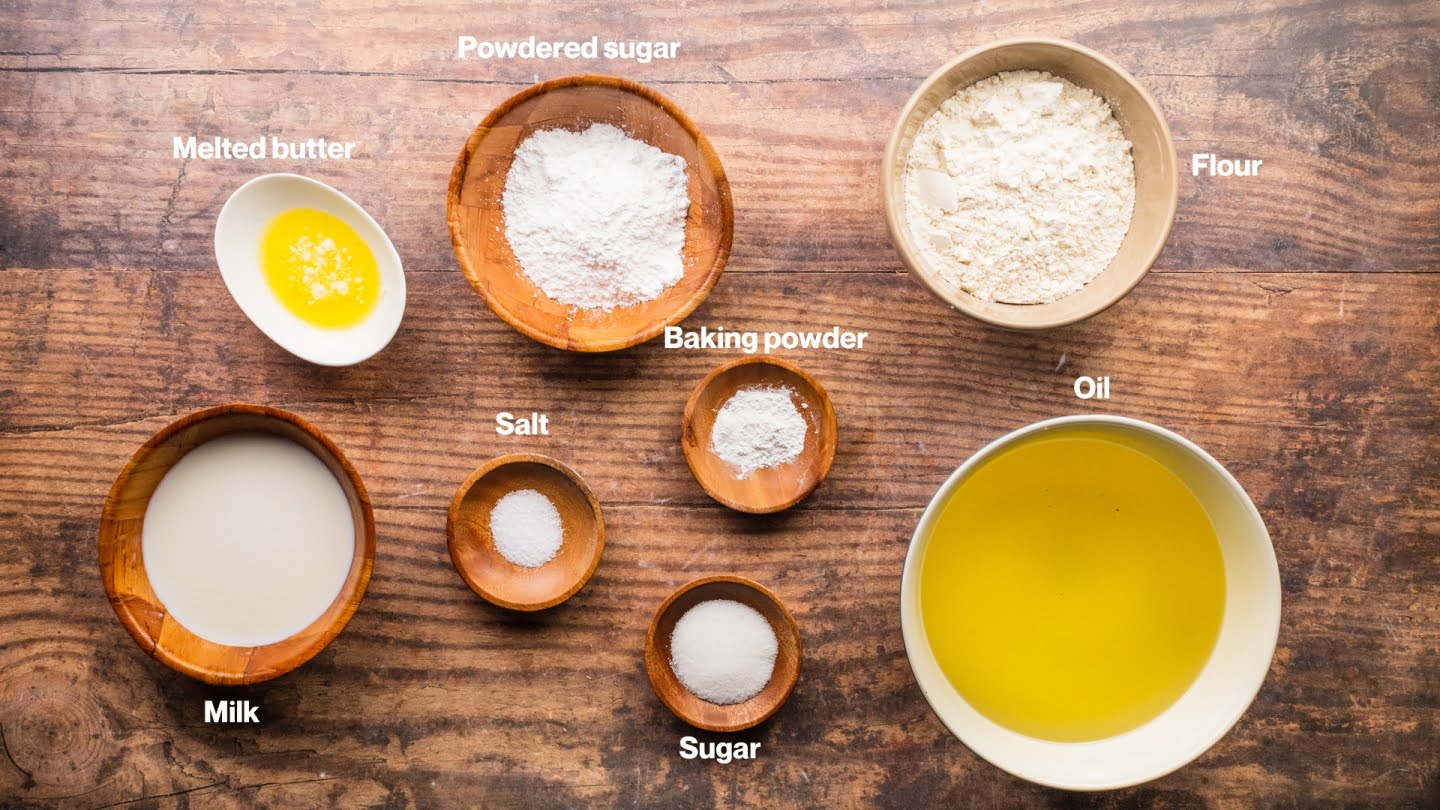 Fried dough ingredients