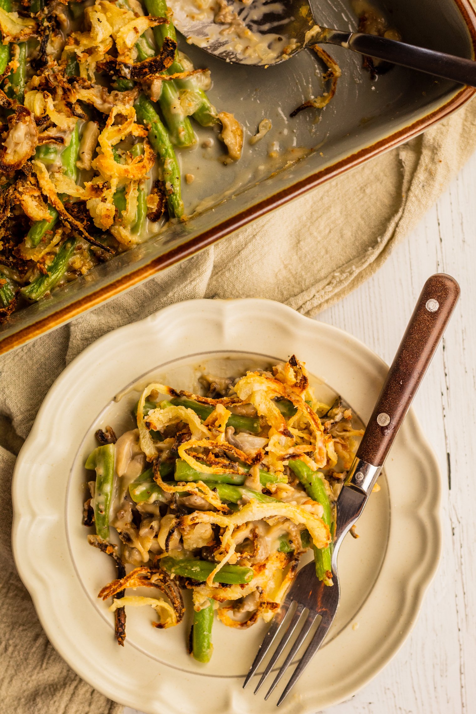Green Bean Casserole (with Crispy Onions) - Comfortable Food