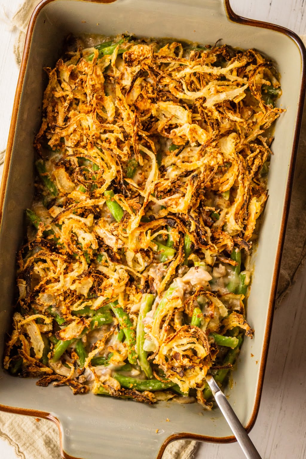 Green Bean Casserole (with Crispy Onions) - Comfortable Food