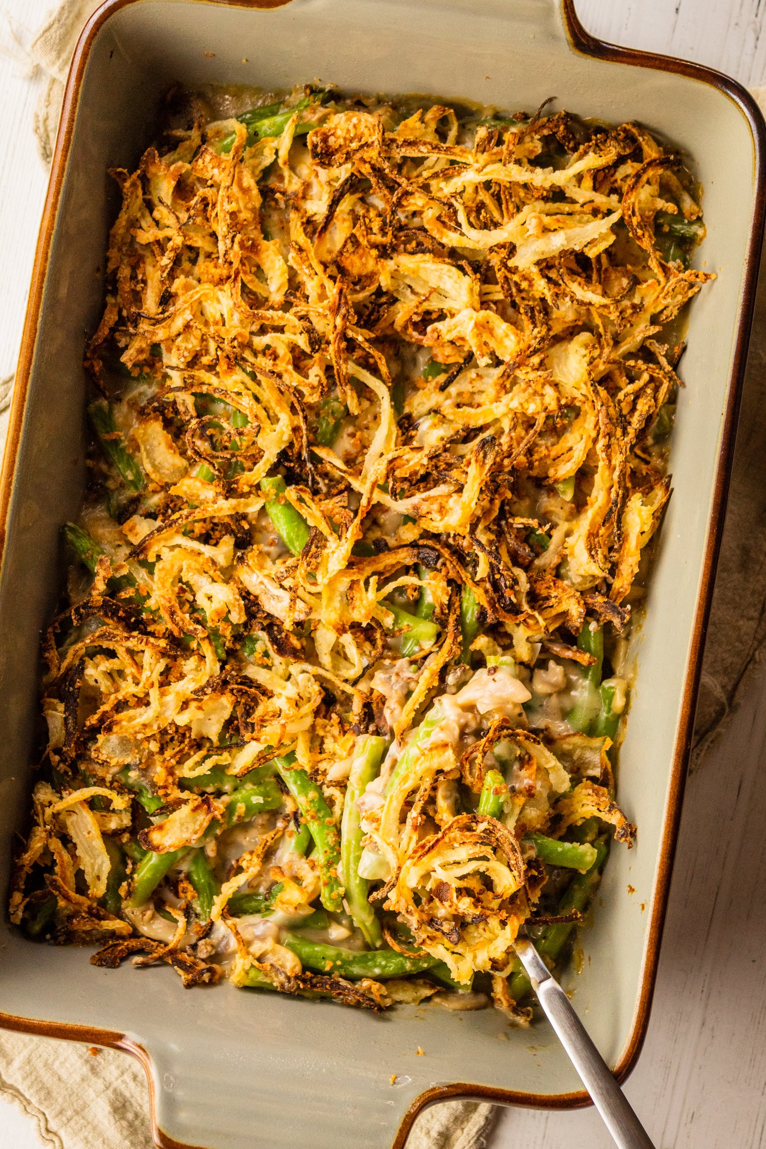 Green Bean Casserole (with Crispy Onions) - Comfortable Food