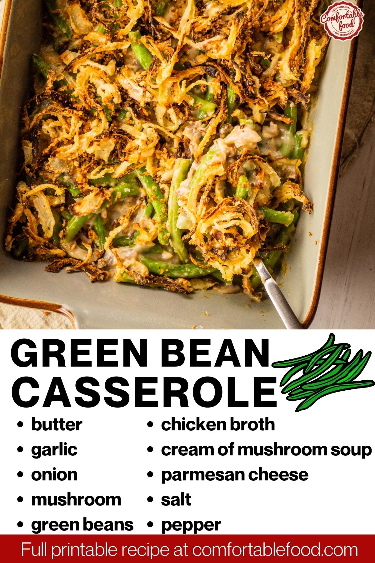Green bean casserole socials