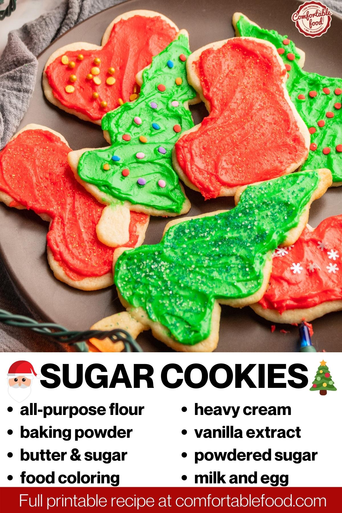 Sugar cookies-socials