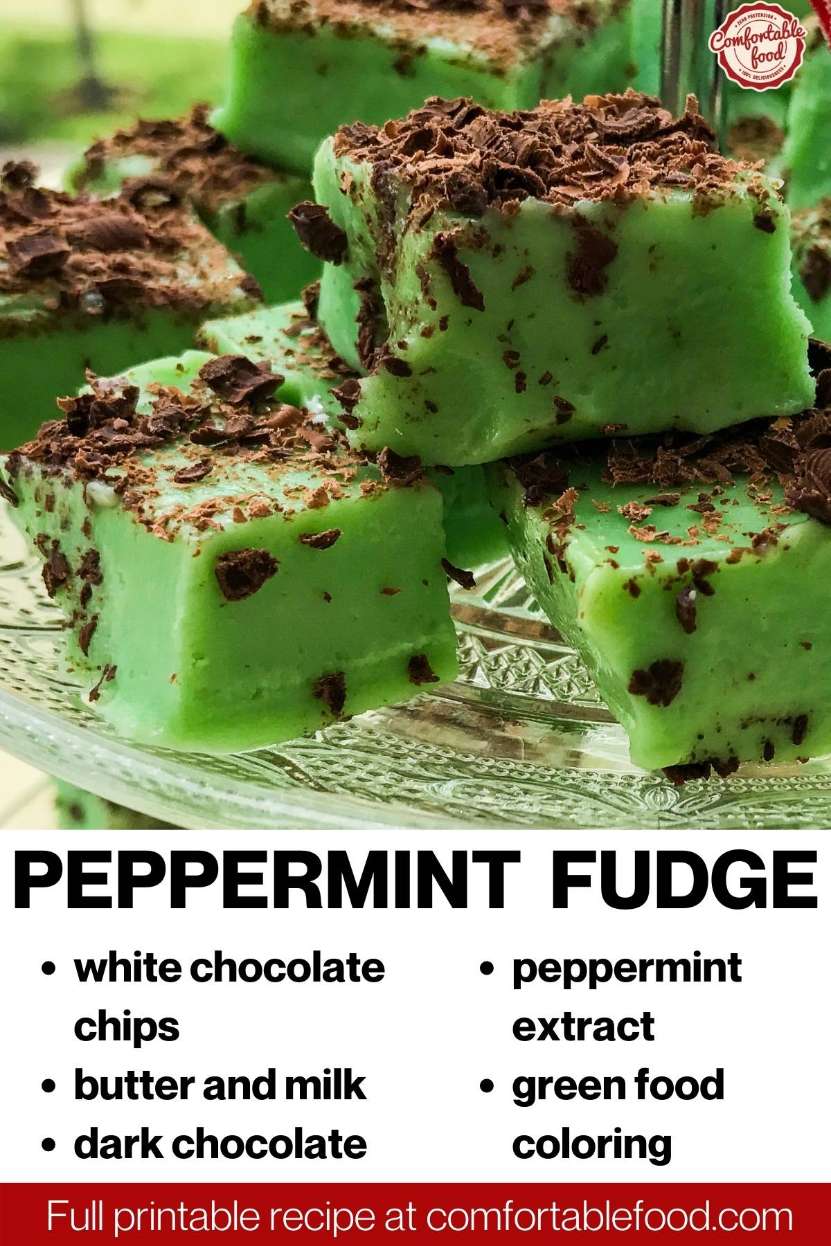Peppermint fudge