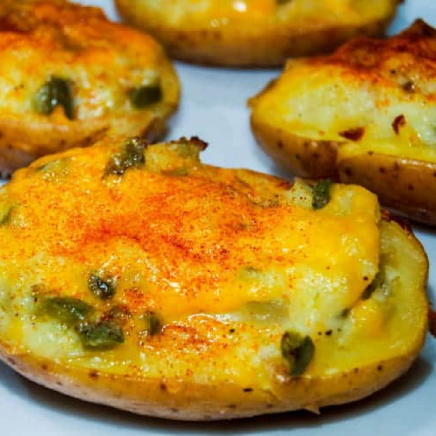 Stuffed twice baked potatoes