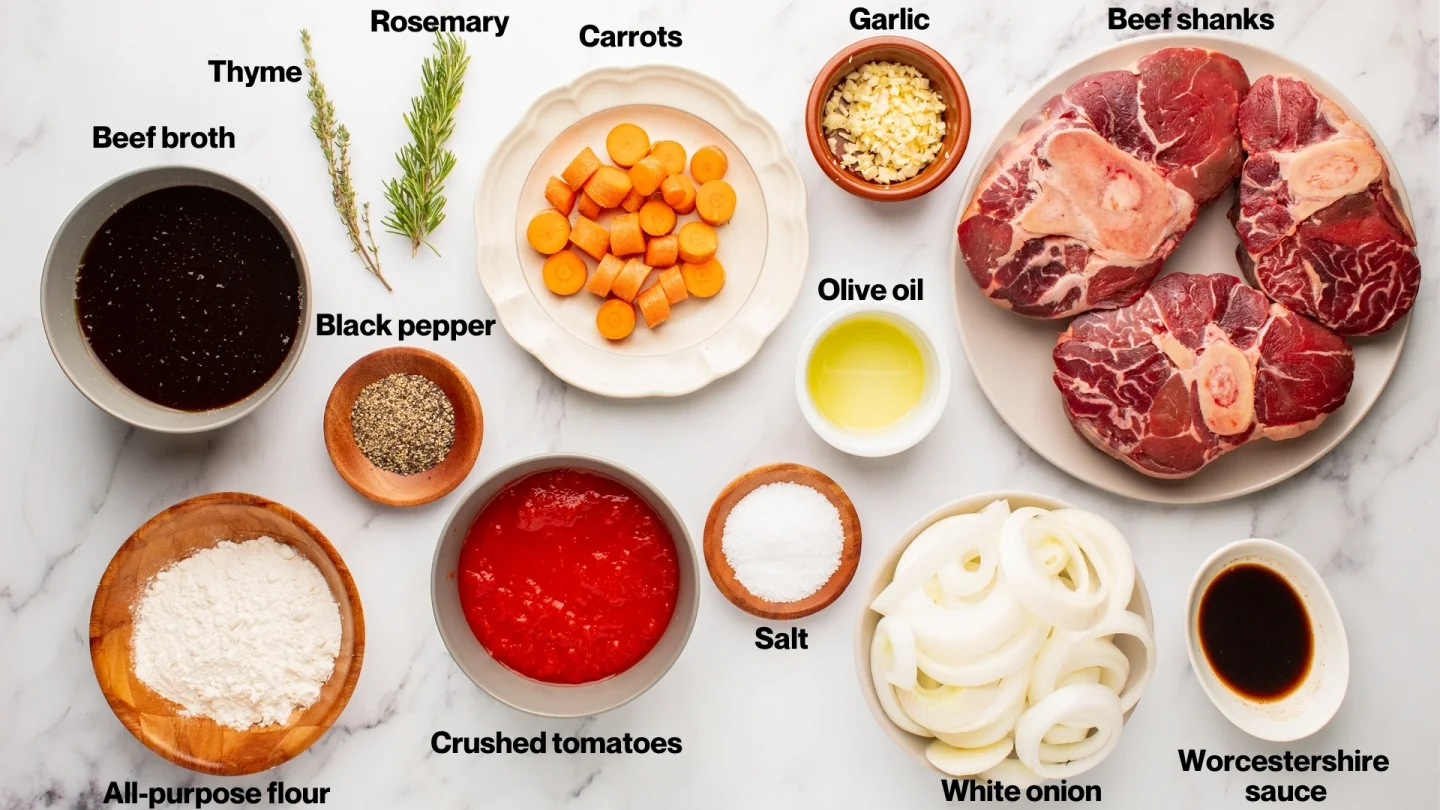 beef shanks ingredients