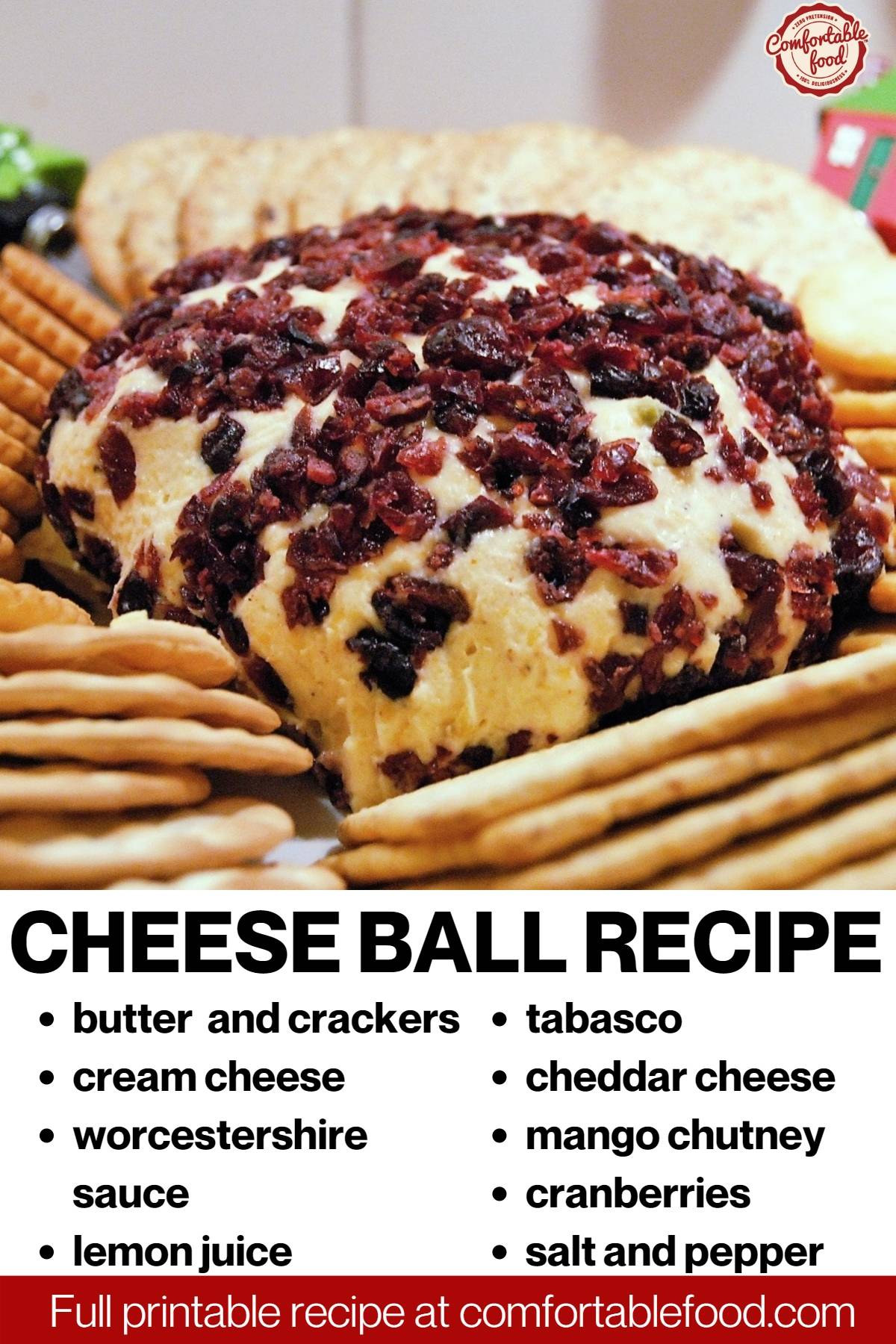 Cheese ball recipe socials