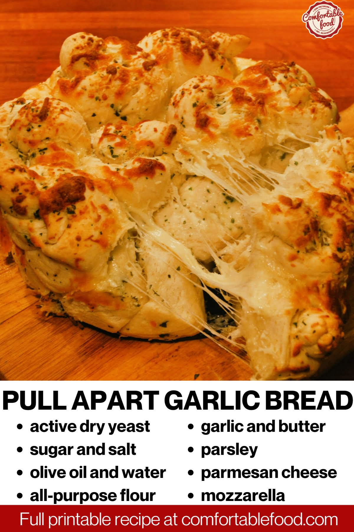 Pulled apart garlic bread socials
