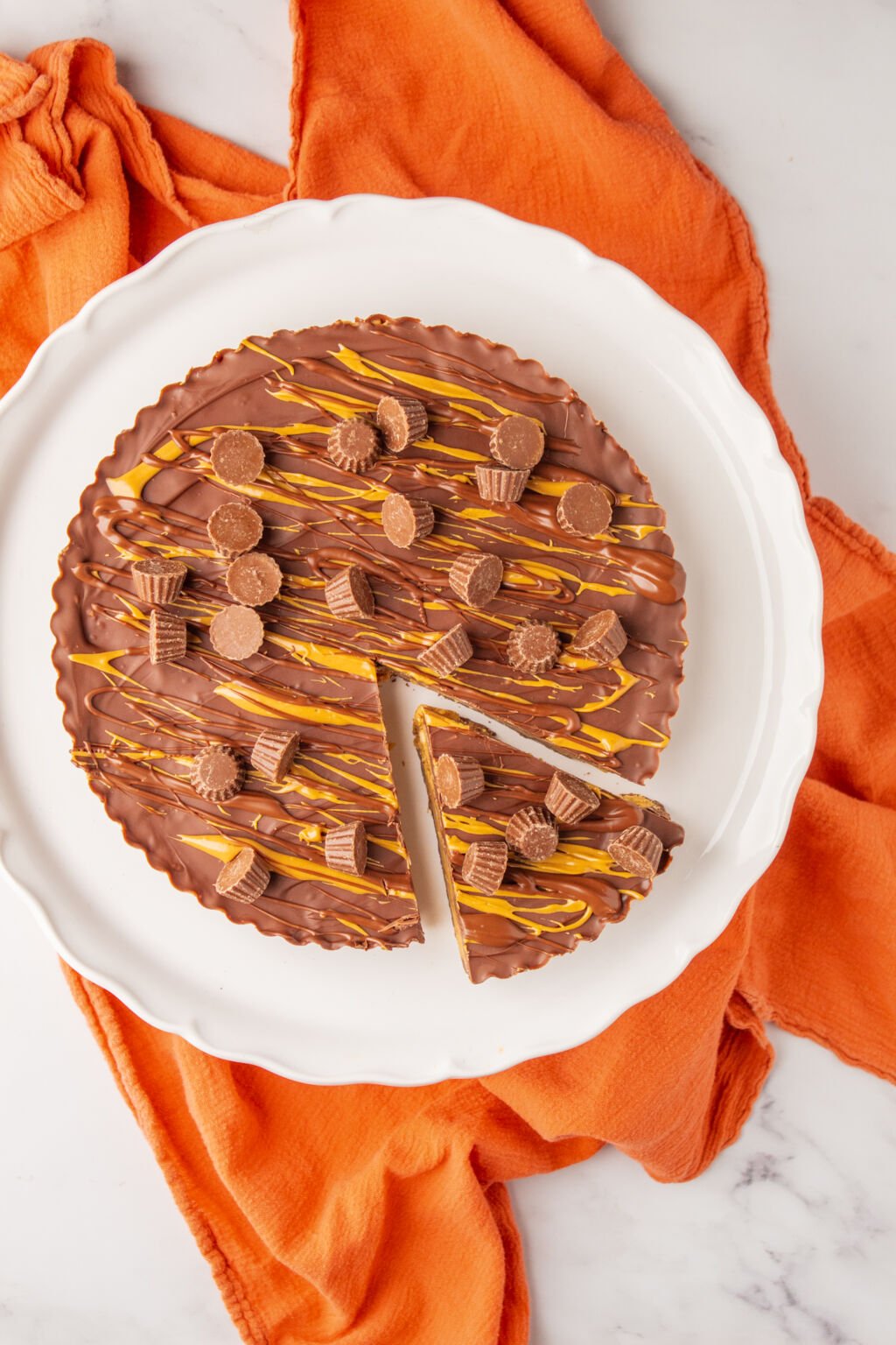 Easy Reese's Pie (NoBake Dessert!) Comfortable Food