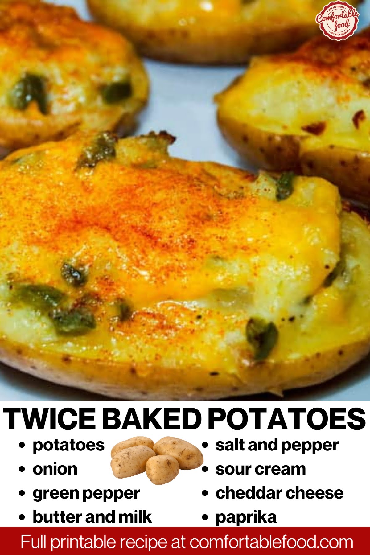 Twice baked potatoes socials