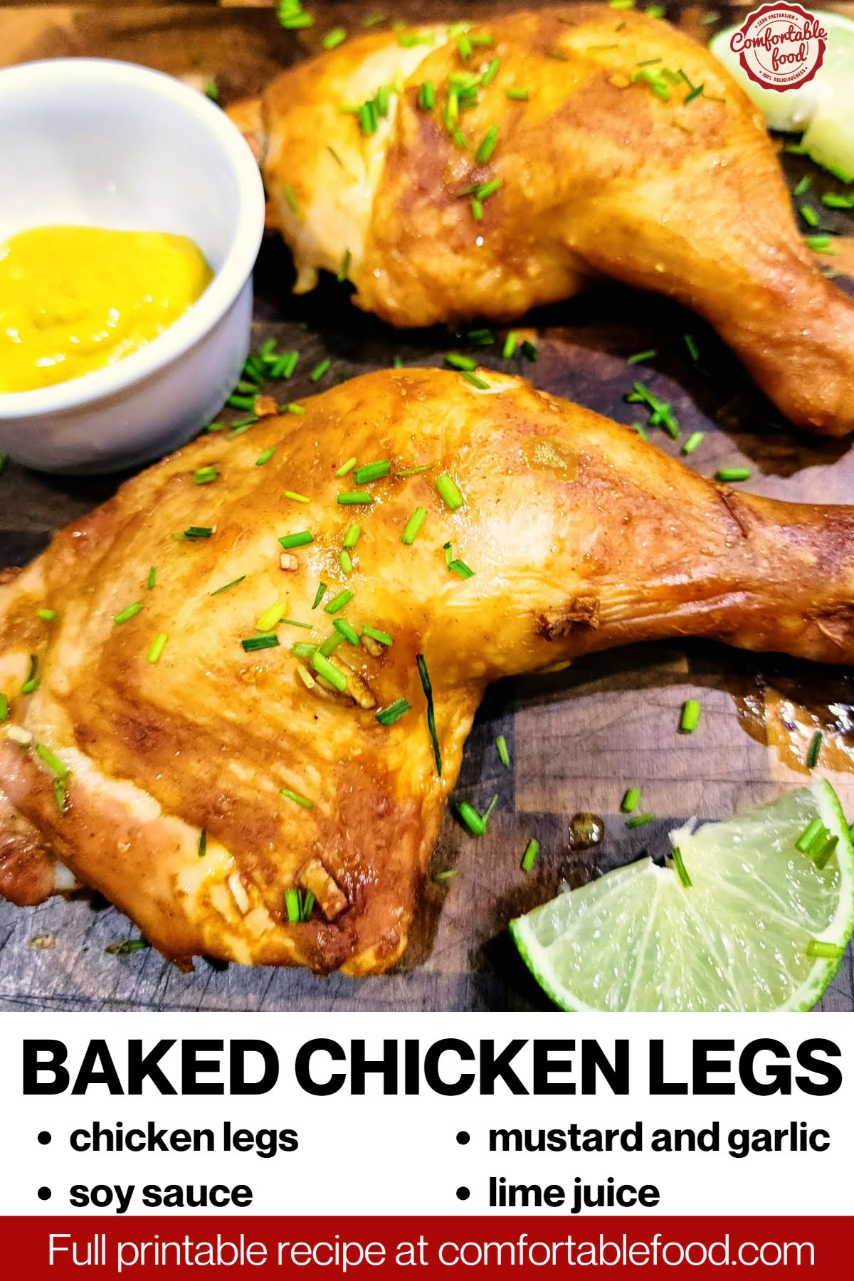 Baked chicken legs-socials