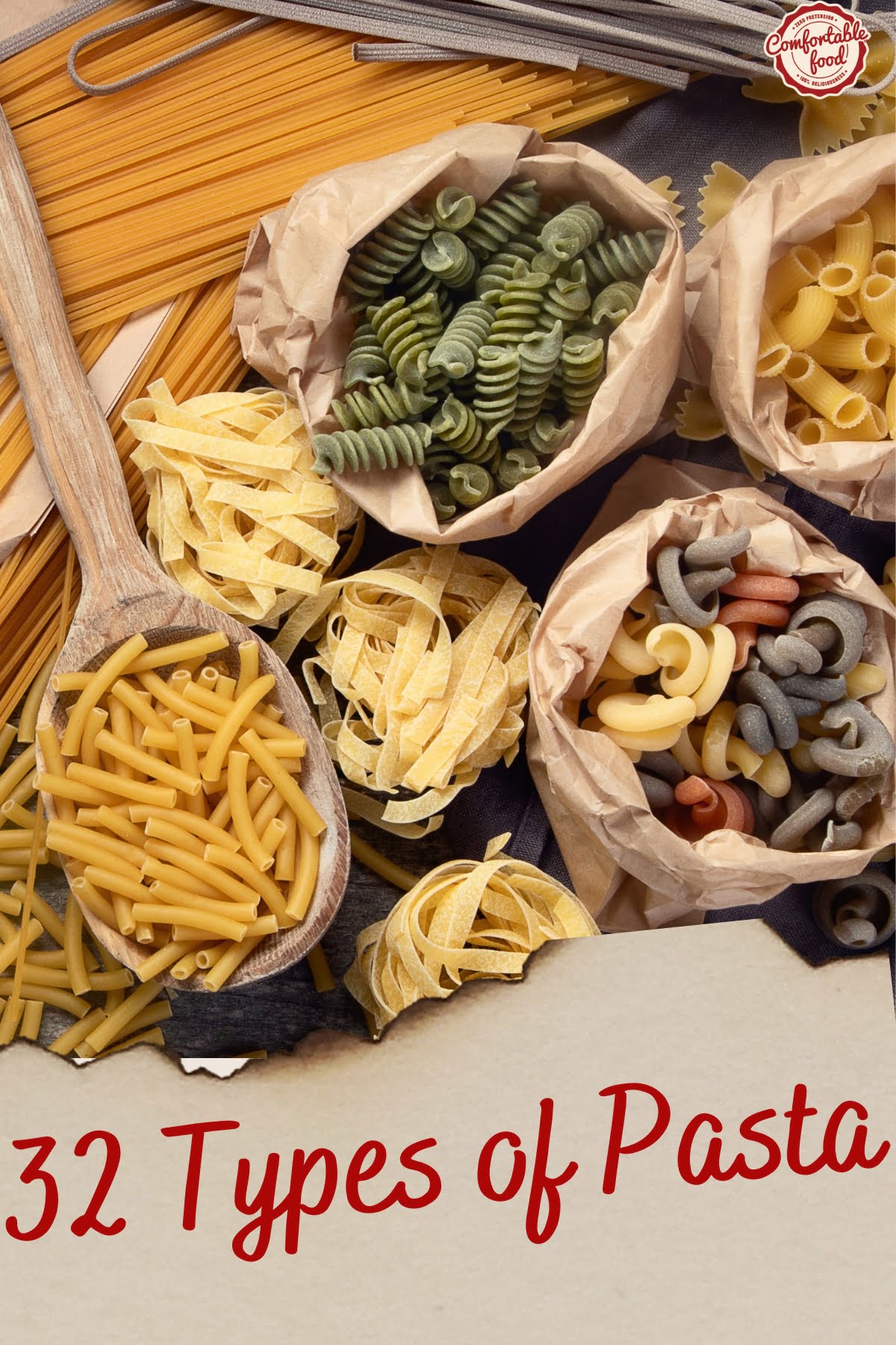 Different types of pasta - socials3