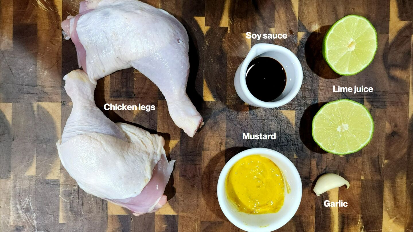 Baked chicken legs ingredients