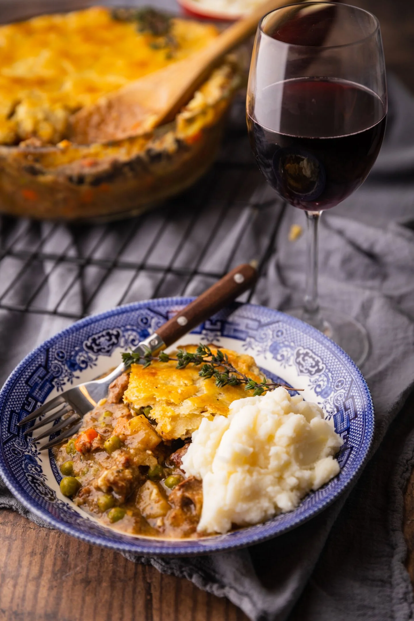 beef pot pie what to serve