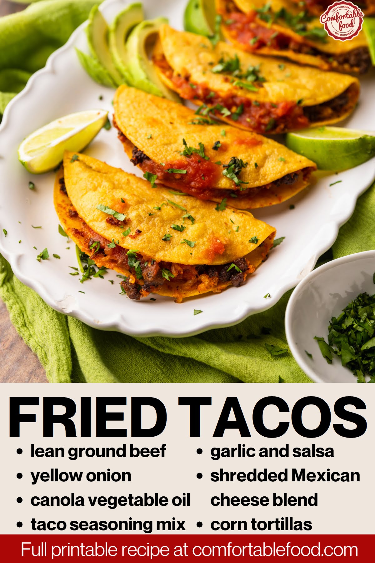 Fried tacos socials