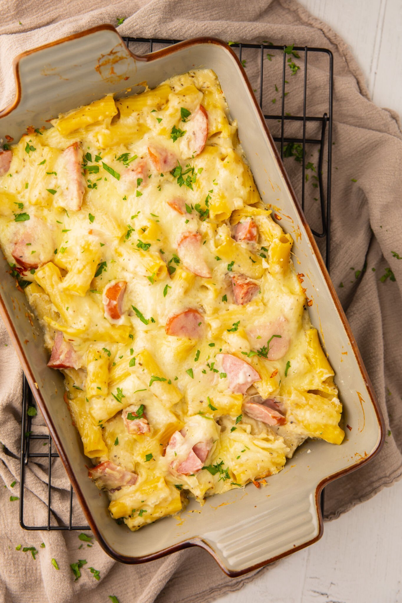 Turkey Kielbasa Pasta Bake Comfortable Food