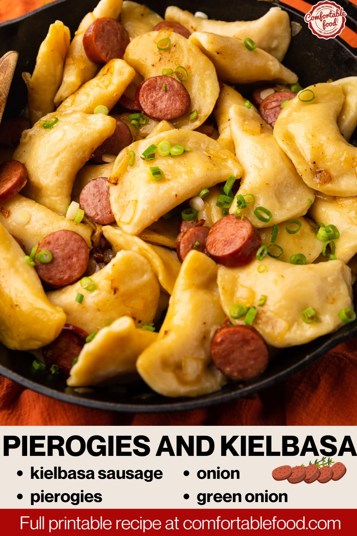 Pierogies and kielbasa - socials