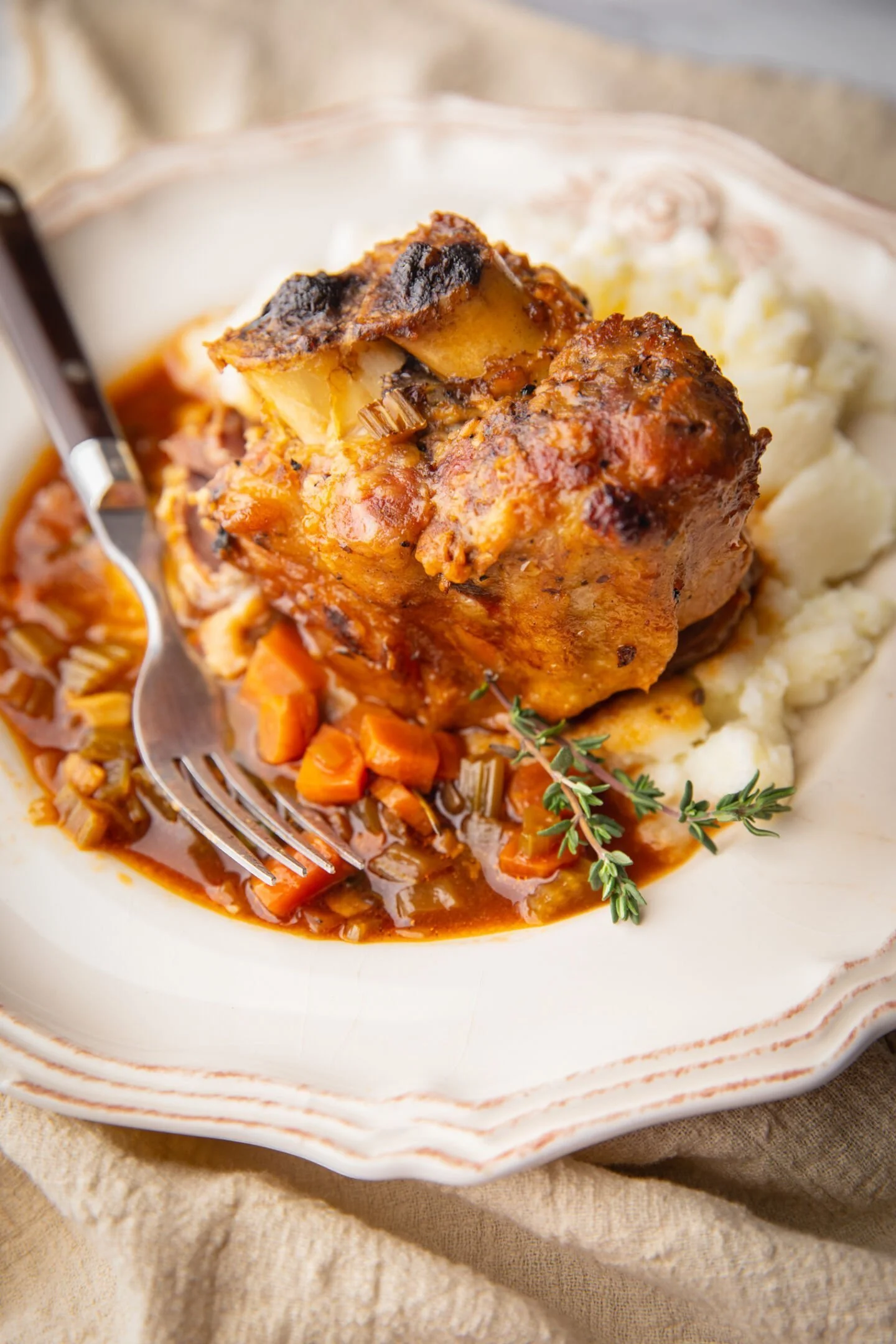 Braised Pork Shanks Country Style Recipe Comfortable Food