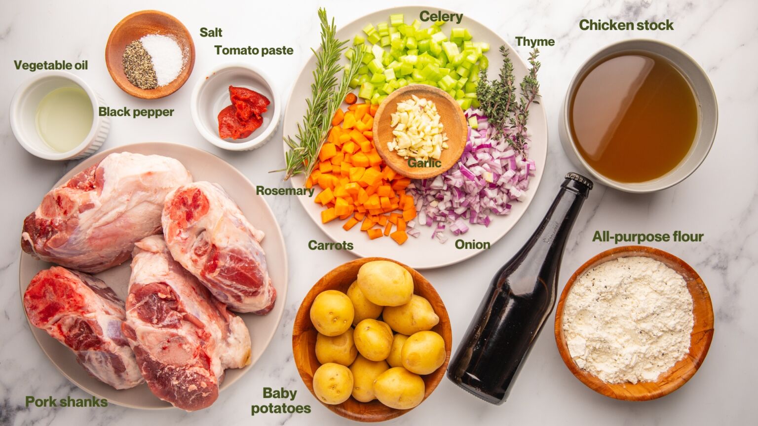 Braised Pork Shanks (CountryStyle Recipe!) Comfortable Food