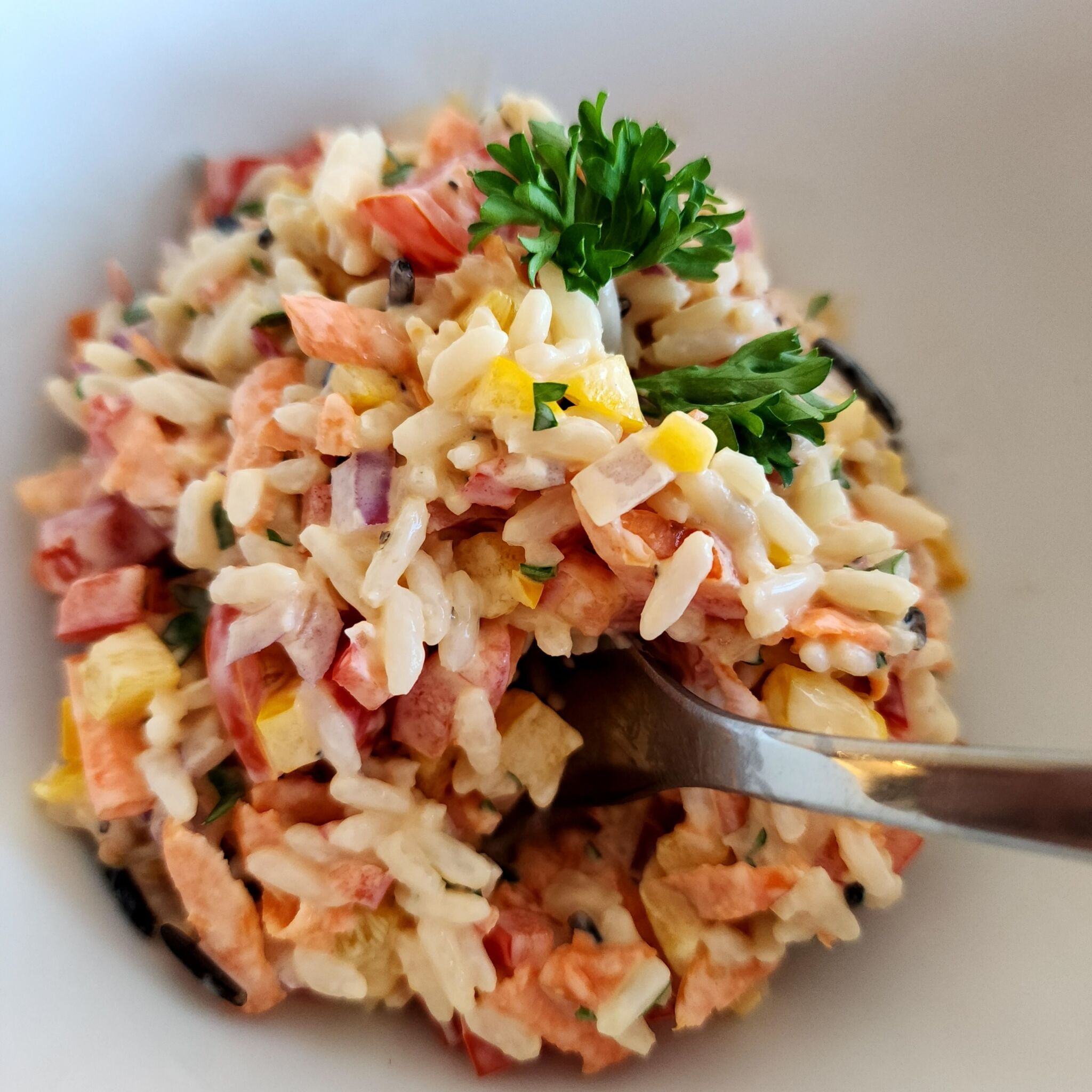 Rice Salad Comfortable Food