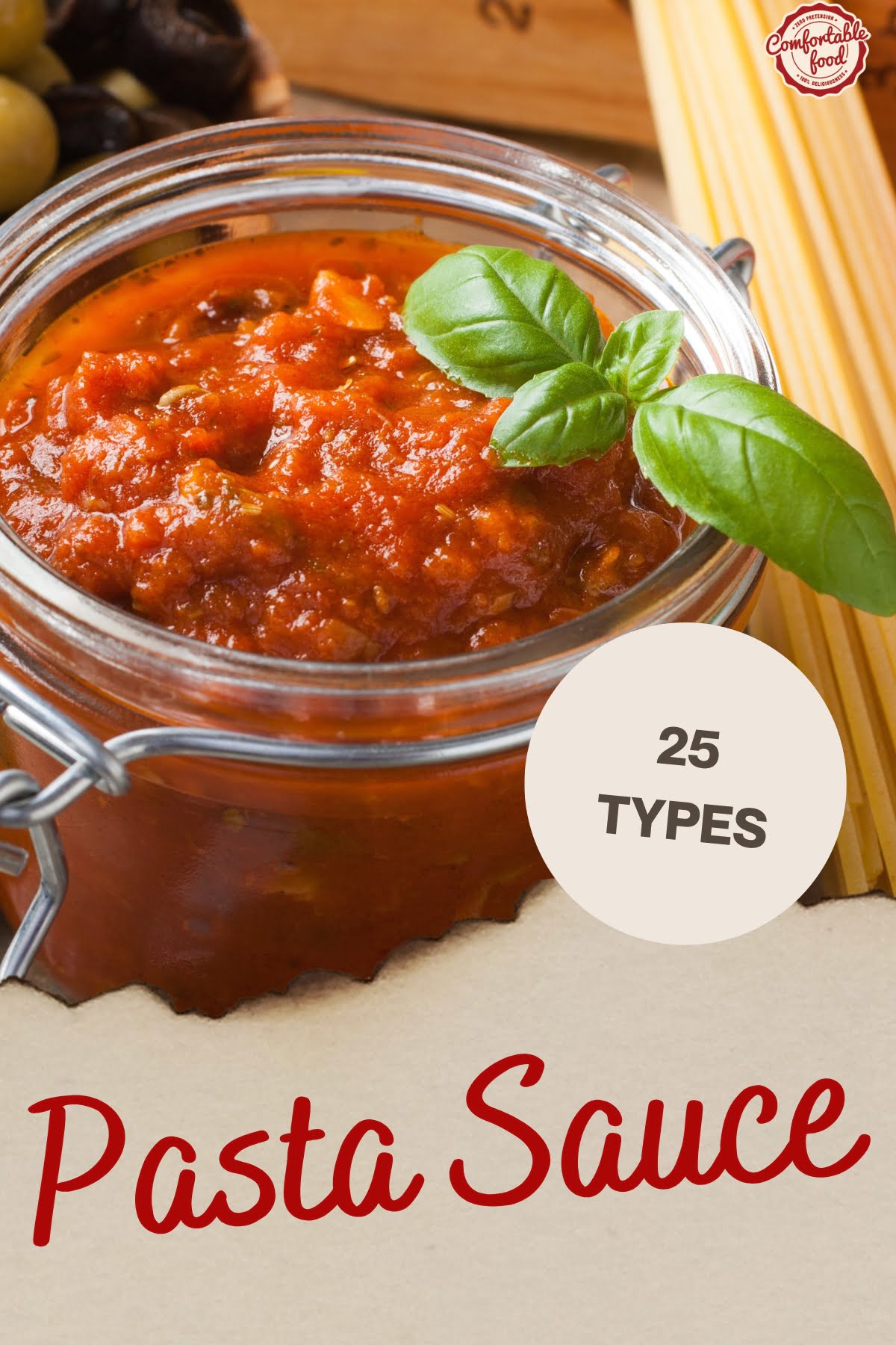 Types of pasta sauce - socials