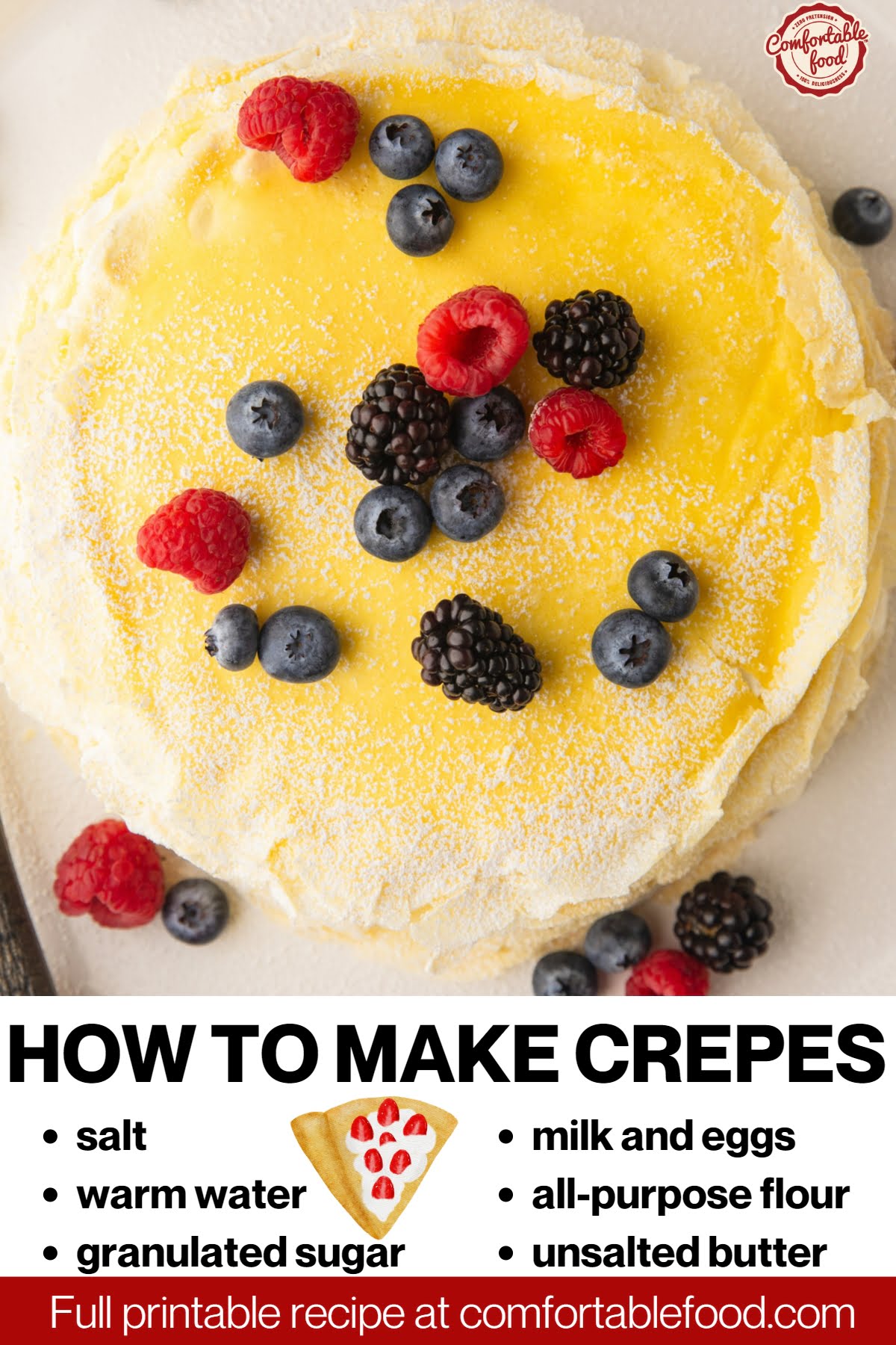 How to make crepe - socials