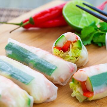 rice paper recipes - featured