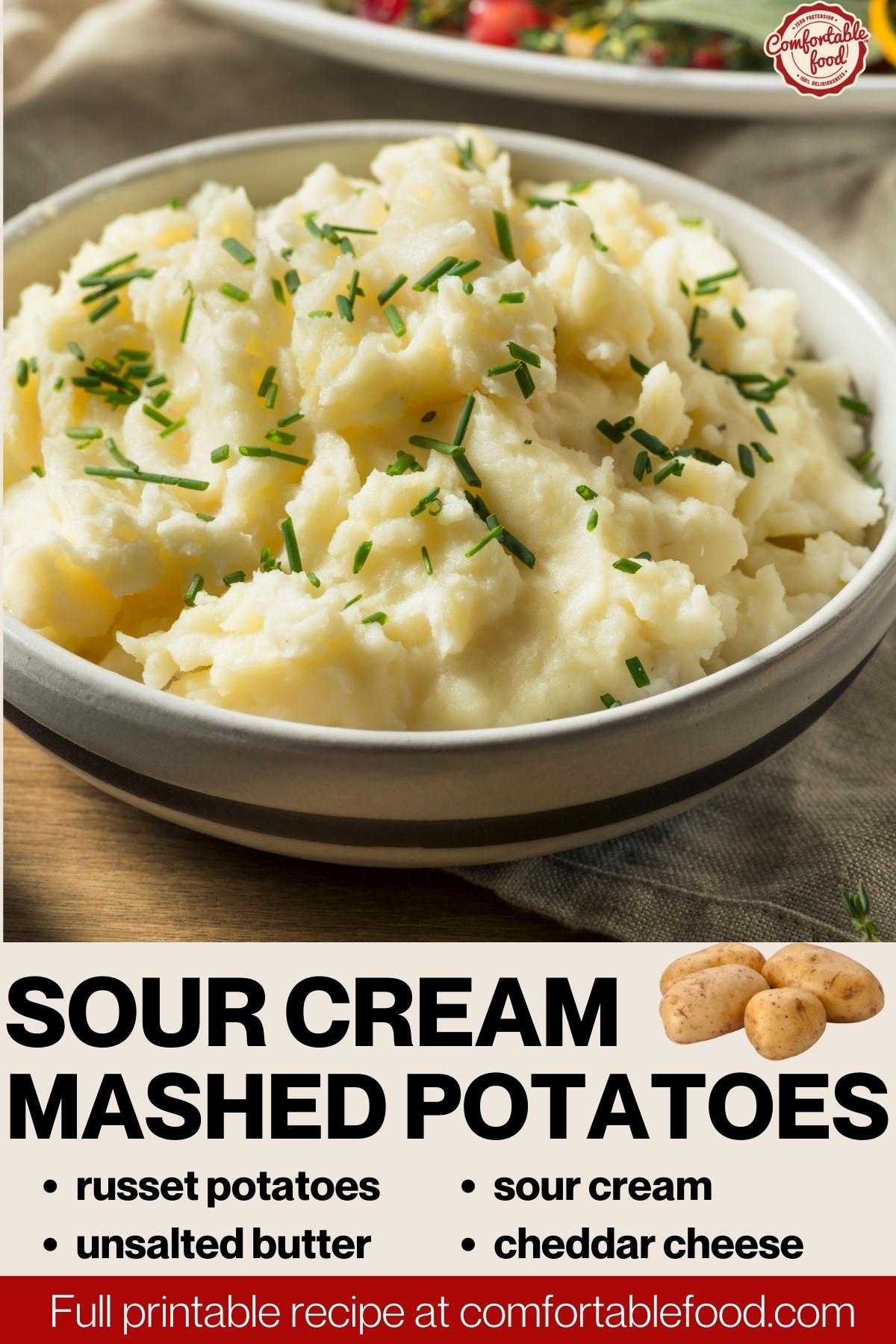 Sour cream mashed potatoes socials 3