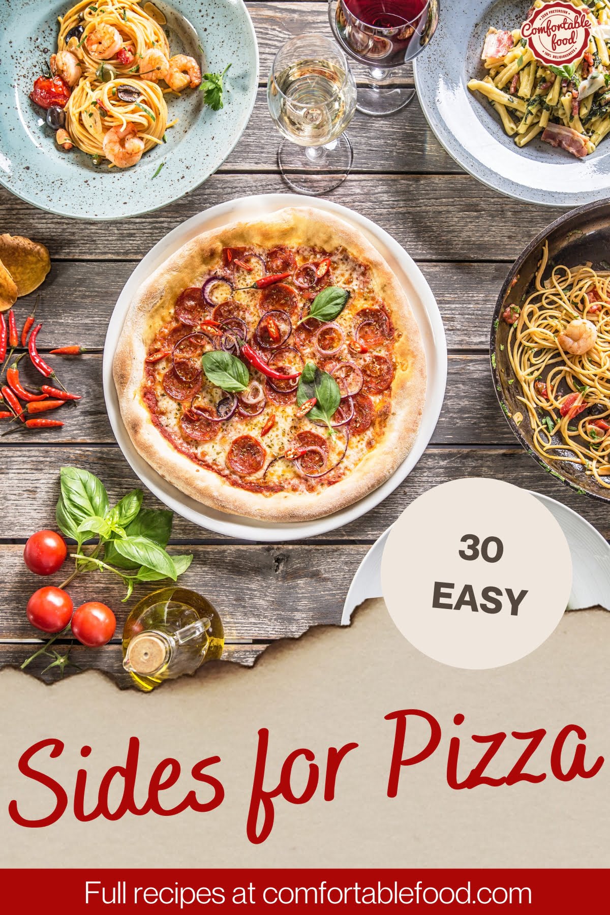 30 sides for pizza - socials