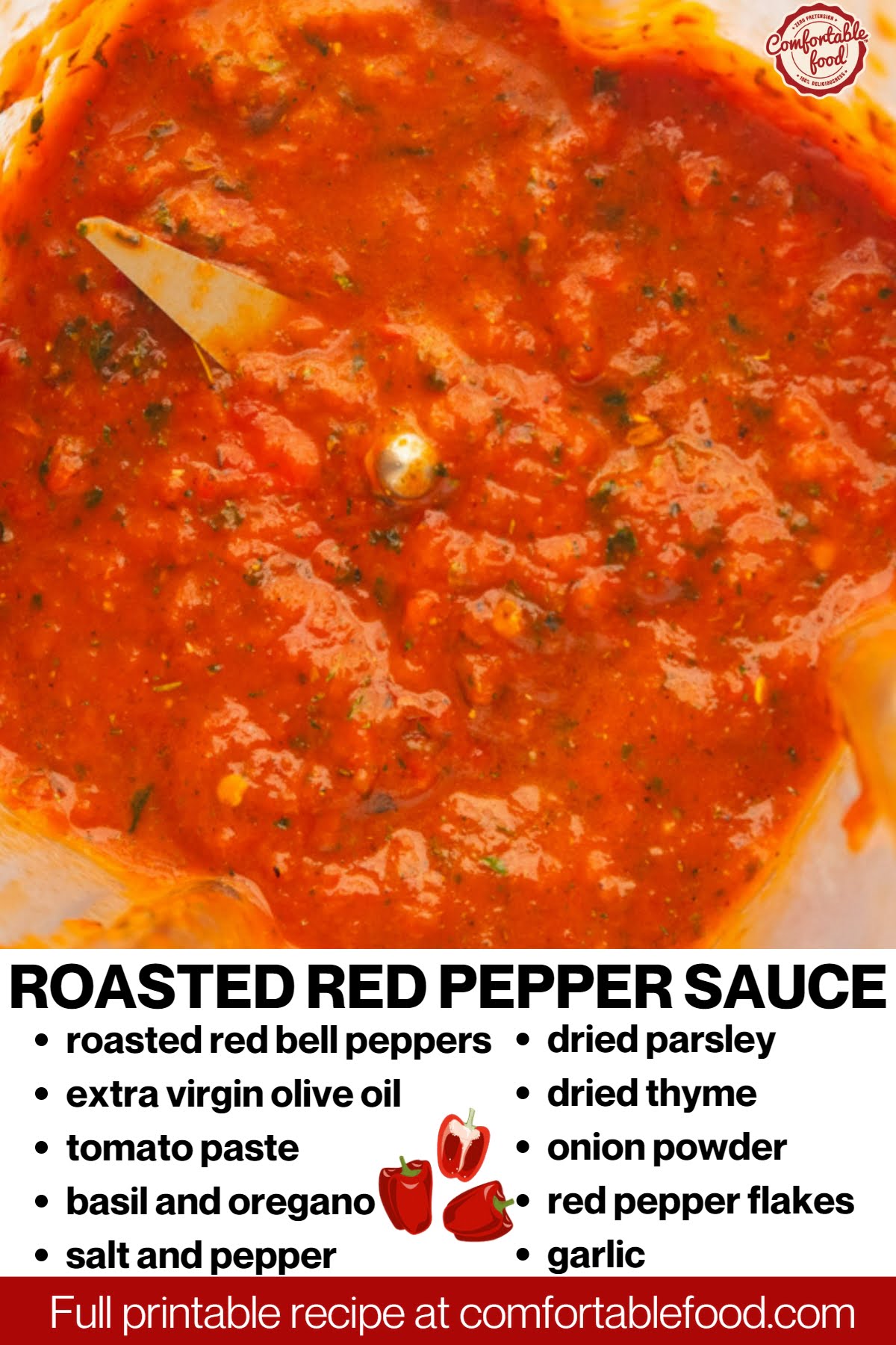 Roasted red pepper sauce - socials 2