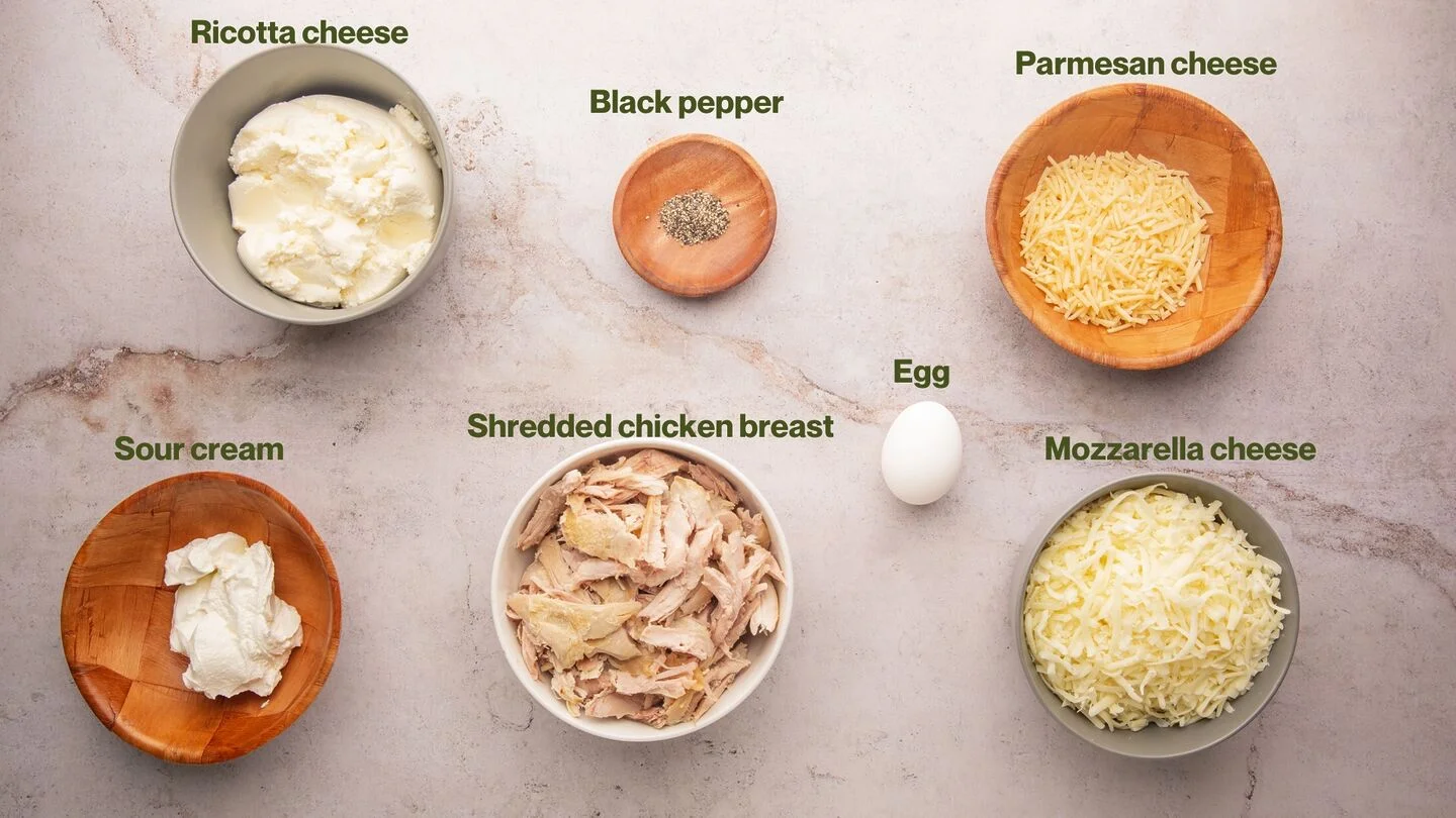 white chicken lasagna - ingredients1